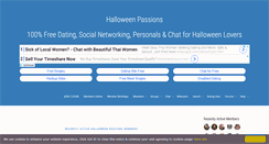 Desktop Screenshot of halloweenpassions.com